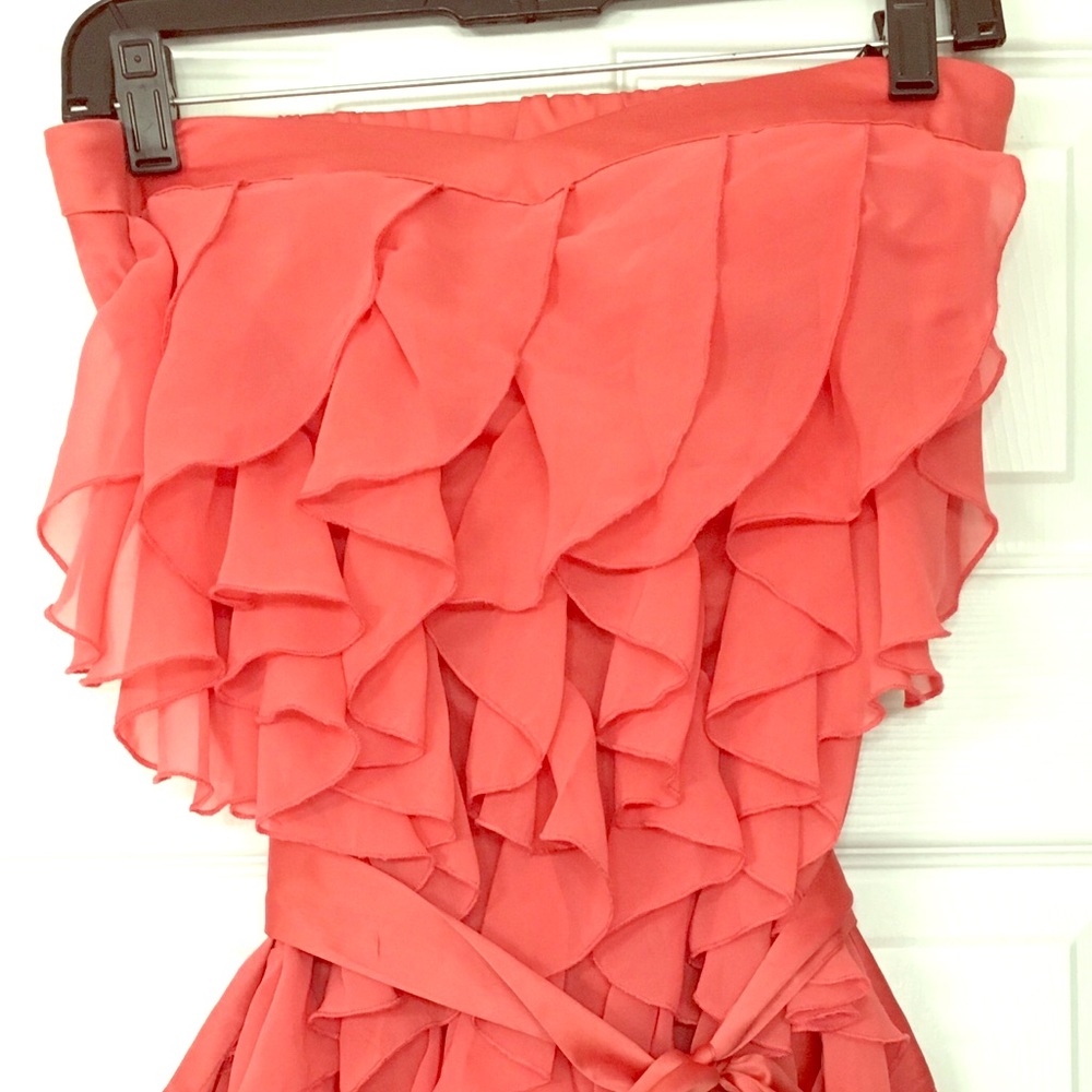 Coral Fringed Blouse